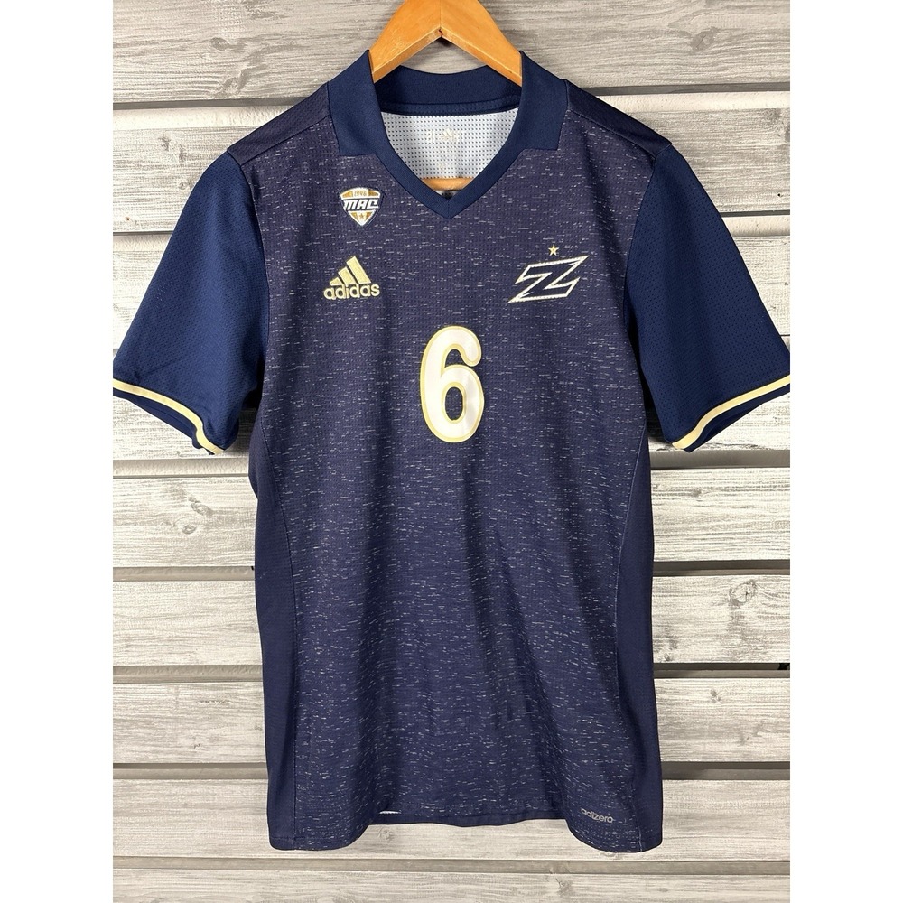 Adidas Akron Zips Jersey Womens Small MAC #6 Softball Volleyball TEAM ISSUED